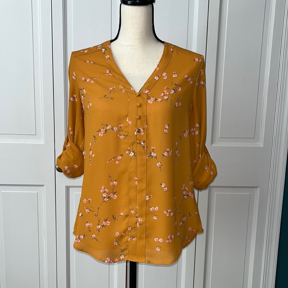 Express floral blouse